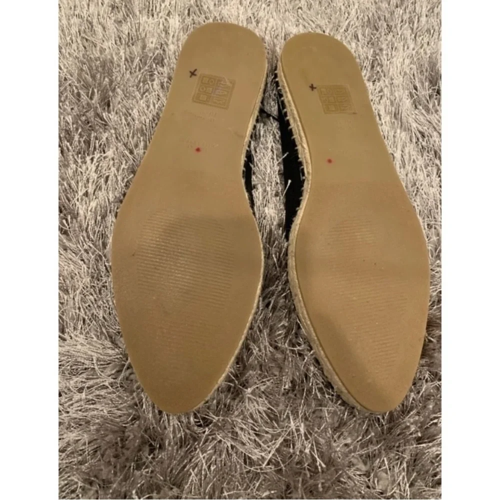 Urban Outfitters Neoprene Black Espadrille Slip-On Size 6